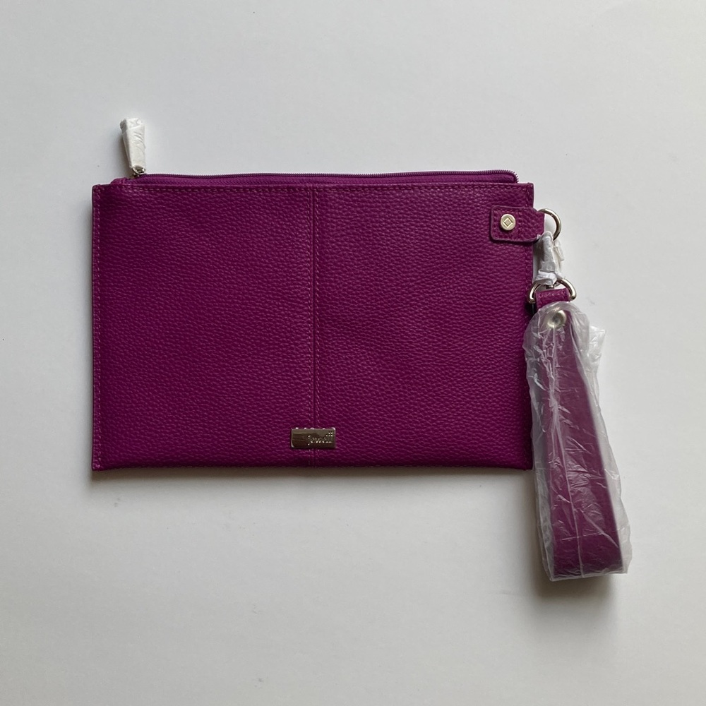 Jewell by thirty-one.  Vibrant Purple Wristlet Clutch. New.